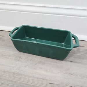 Target Bullseye Playground Ceramic Bread Baking Pan Green